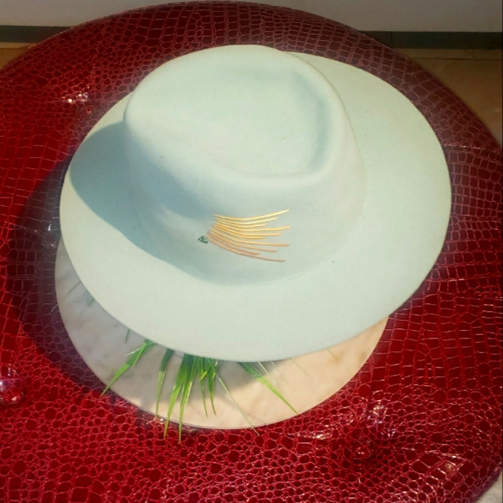 BRAND NEW RABBIT FUR FEDORA